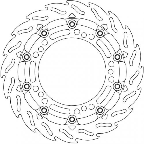 MOTO MASTER 112283, FLAME 5,5MM RACING SERIES