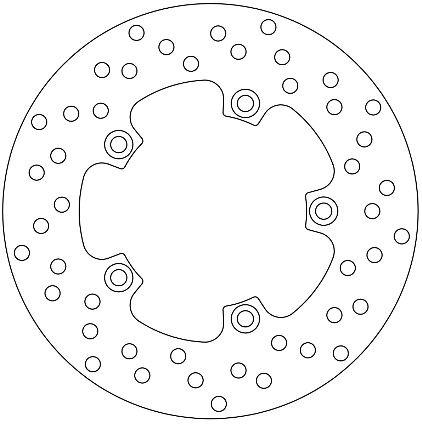 FERODO FMD0170R FIXED BRAKE DISC