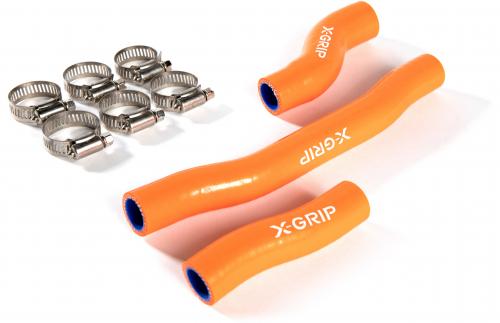 X-GRIP SILICONE RADIATOR HOSE ORANGE 0513XG2223