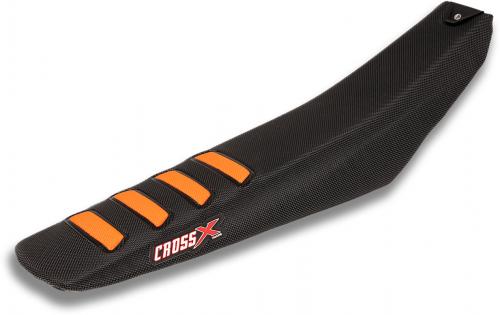 CROSS X UGS SEAT COVER COLOR WAVE BLACK ORANGE