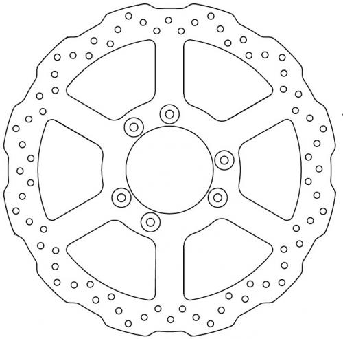 FERODO FMD0477MXR FIXED BRAKE DISC