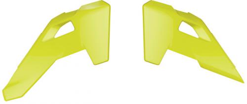 RTECH RADIATOR SCOOPS HUSQVARNA LEMON YELLOW