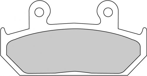 FERODO FDB663EF BRAKE PADS ORGANIC