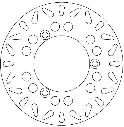 FERODO FMD0324R FIXED BRAKE DISC