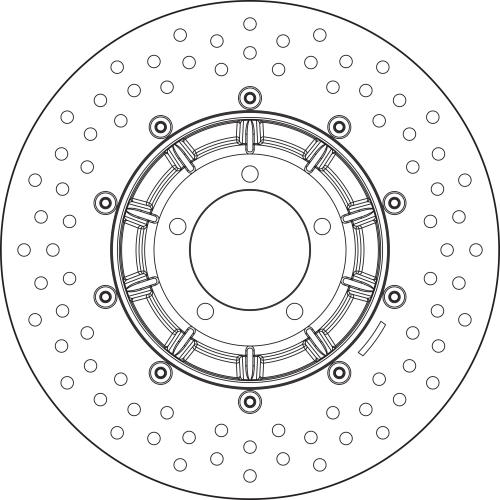BREMBO BRAKE DISC, 178B40836