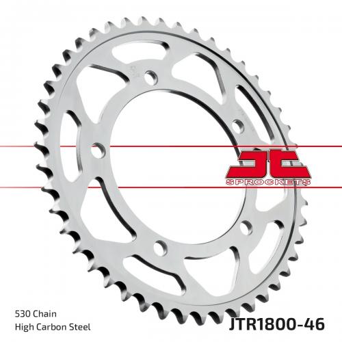 JT SPROCKETS REAR STEEL 46T, 530 JTR180046