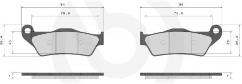 Brembo Sintered Brake Pads for KTM / Husqvarna / Tm & More – 07BB0459
