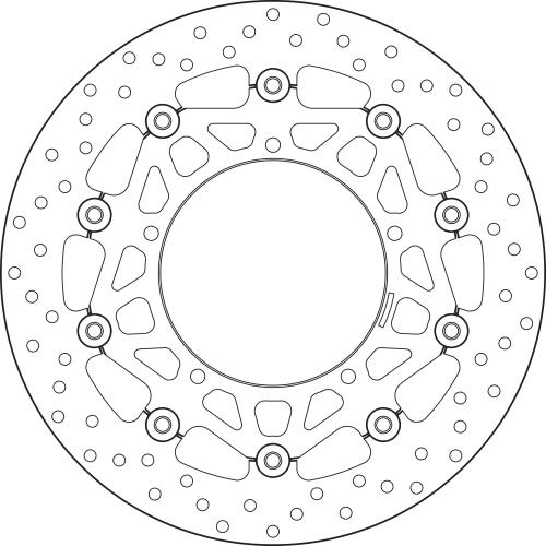 Brembo Serie Oro Floating Brake Disc 320 mm – 78B40871
