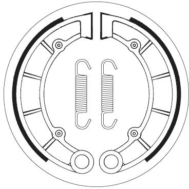 SBS 2197 BRAKE SHOES