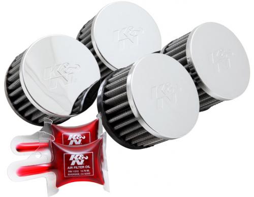 K&N UNIVERSAL FILTER CHROME RC-0844