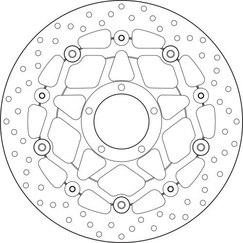 Brembo Serie Oro Floating Brake Disc 320 mm – 78B40886