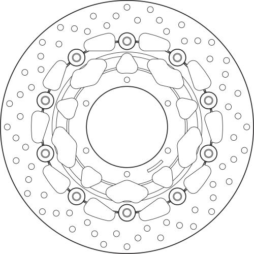 Brembo Serie Oro Floating Brake Disc 296 mm – 78B40824