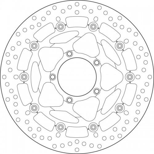 BREMBO BRAKE DISC, 108200366