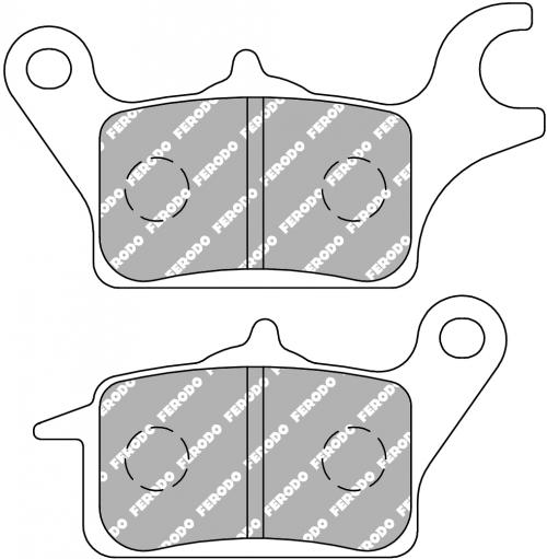 FERODO FDB2296EF BRAKE PADS ORGANIC