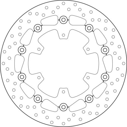 Brembo Serie Oro Floating Brake Disc 320 mm – 78B408A8