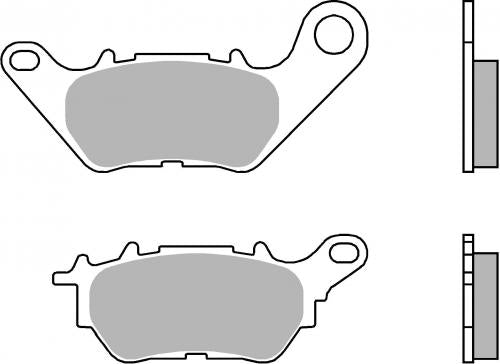 Brembo CC Carbon-Ceramic Brake Pads for Yamaha MT-03 321 / MT-25 250 & More – 07YA53CC