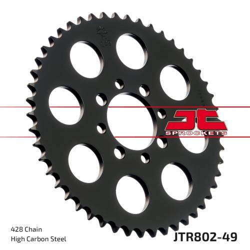 JT SPROCKETS REAR STEEL 49T, 428 JTR080249