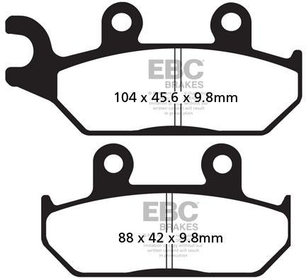 EBC FA 172R EBC DISC PADS