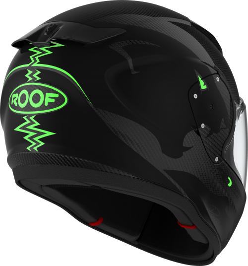 ROOF RO200 CARBON PANTHER, BLACK -GRN FLUO, M/58
