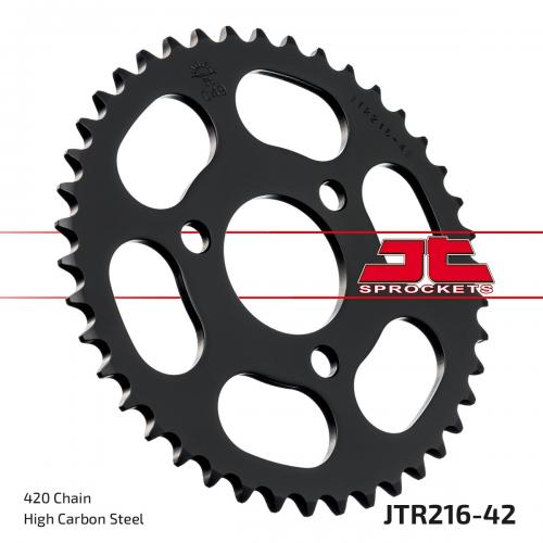 JT SPROCKETS REAR STEEL 42T, 420 JTR021642