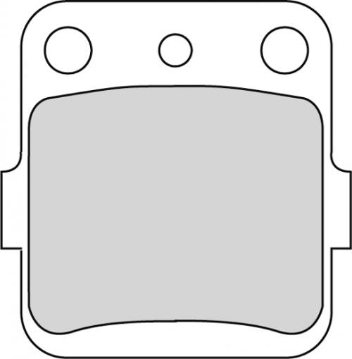 FERODO FDB661P BRAKE PADS ORGANIC