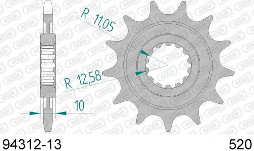 AFAM FRONT 13T, 520 AF19431213