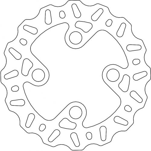 MOTO MASTER 110703, TRIAL NITRO FIXED DISC 185