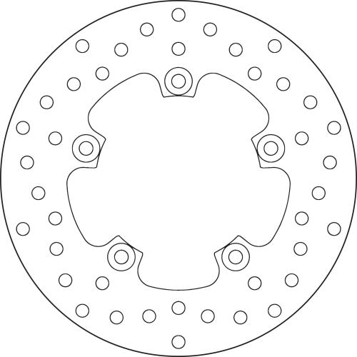 Brembo Serie Oro Fixed Brake Disc 220 mm – 68B407G2