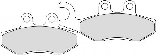 FERODO FDB2142AG BRAKE PADS ORGANIC