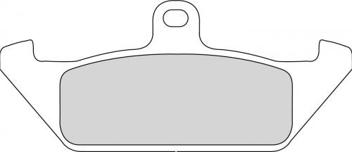 FERODO FDB592P BRAKE PADS ORGANIC