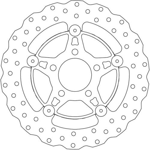 FERODO FMD0439RF FLOATING BRAKE DISC