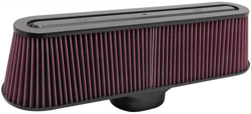 K&N UNIVERSAL AIR FILTER - CARBON FIBER TOP AND BA 13794403
