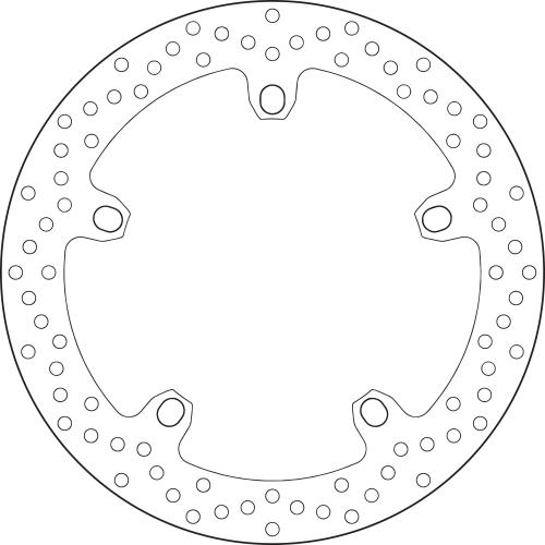 BREMBO BRAKE DISC, 68B407H7