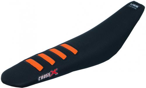 CROSS X UGS SEAT COVER, BLACK/ORANGE (COLOR WAVE) UFM5242BO