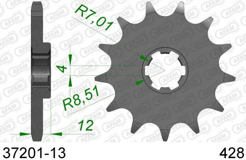 AFAM FRONT 13T, 428 AF13720113
