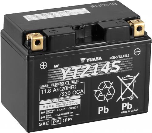 YUASA YTZ14S YUASA SEALED BATTERY