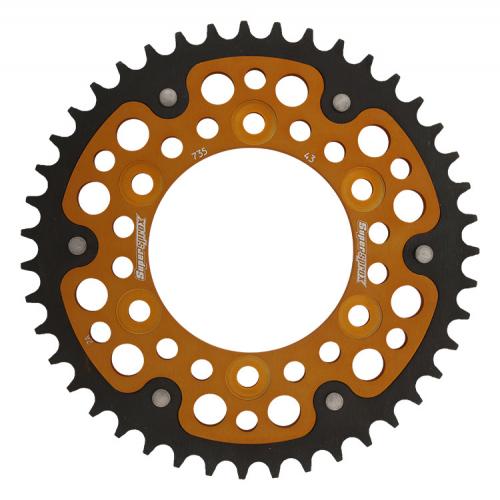 SUPERSPROX SUPERSPROX REAR STEALTH 43T, GOLD, 520 SU673543G