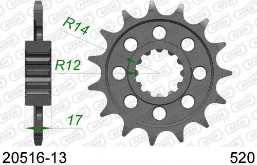 AFAM FRONT 13T, 520 AF12051613