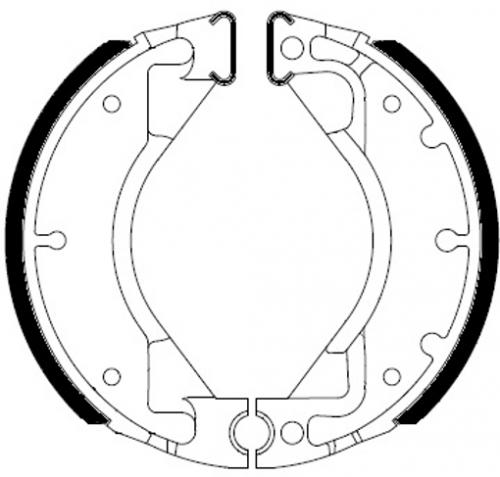 FERODO FSB738A BRAKE SHOE SET