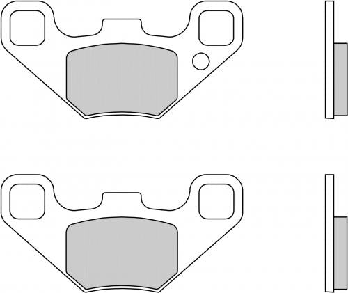 BREMBO 07PO12SD BRAKE PADS SINTER