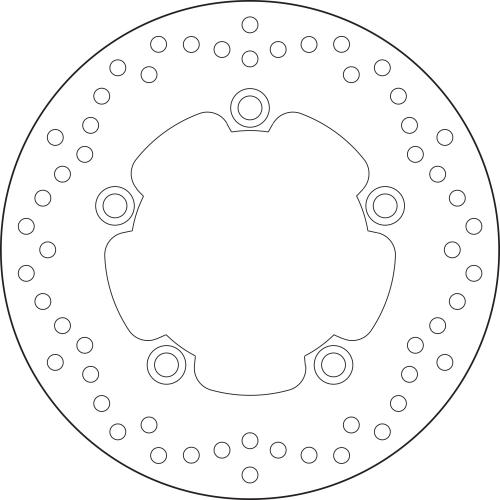 Brembo Serie Oro Fixed Brake Disc 220 mm – 68B40750