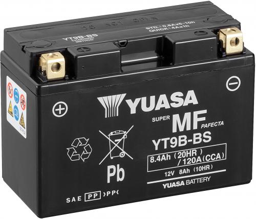 YUASA YT9B-BS YUASA BATTERY & ACID PACK