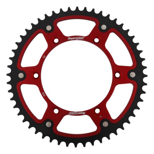 SUPERSPROX SUPERSPROX REAR STEALTH 52T, RED, 520 SU6151252R