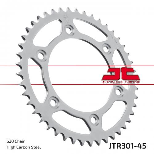 JT SPROCKETS REAR STEEL 45T, 520 JTR030145