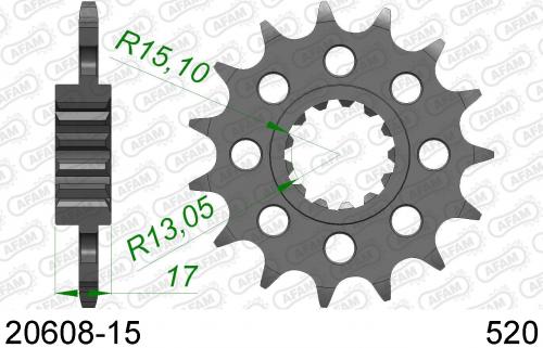 AFAM FRONT 15T, 520 AF12060815