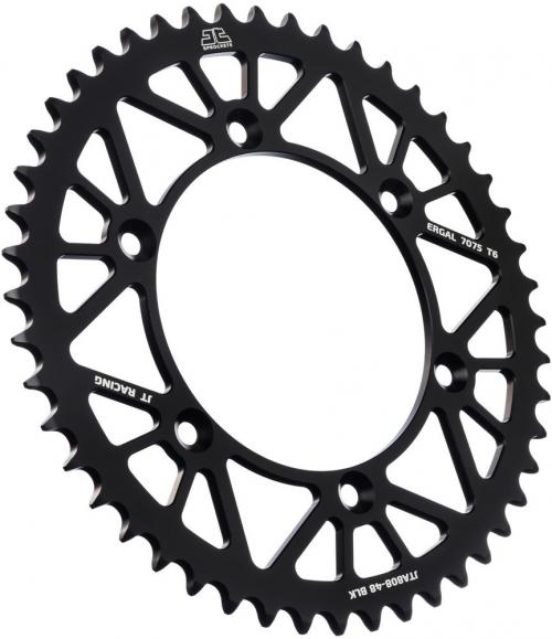 JT SPROCKETS REAR RACELITE ALU 48T BLACK, 520 JTA080848Z