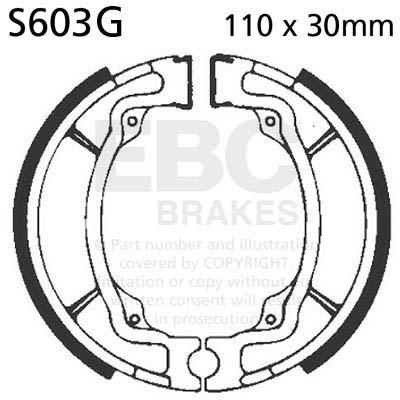 EBC S603G EBC BRAKE SHOES
