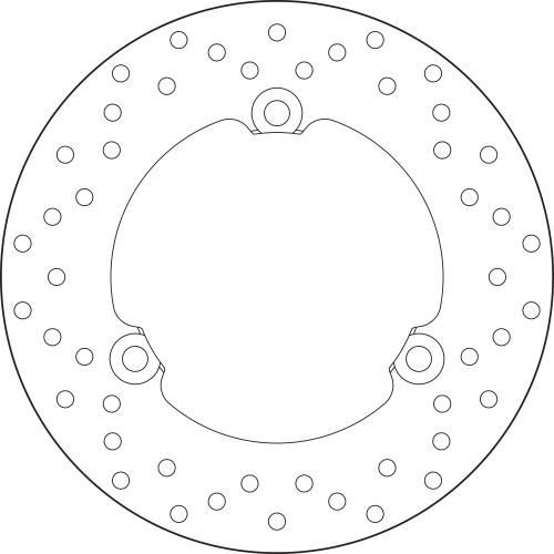 Brembo Serie Oro Fixed Brake Disc 230 mm – 68B407P2