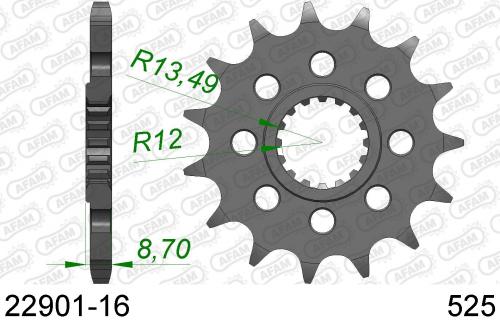 AFAM FRONT 16T, 525 AF12290116