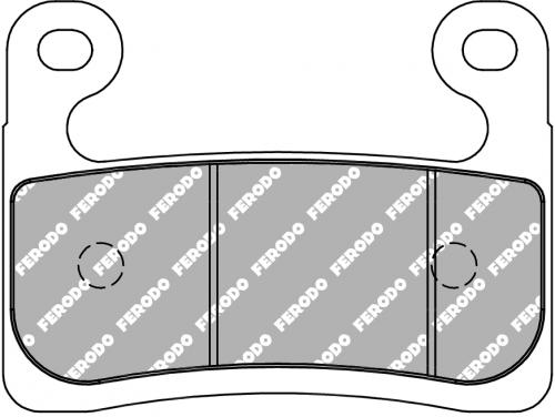 FERODO FDB2321XRAC BRAKE PADS SINTER